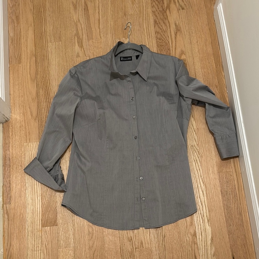 7th Avenue Designs grey XL Tall blouse